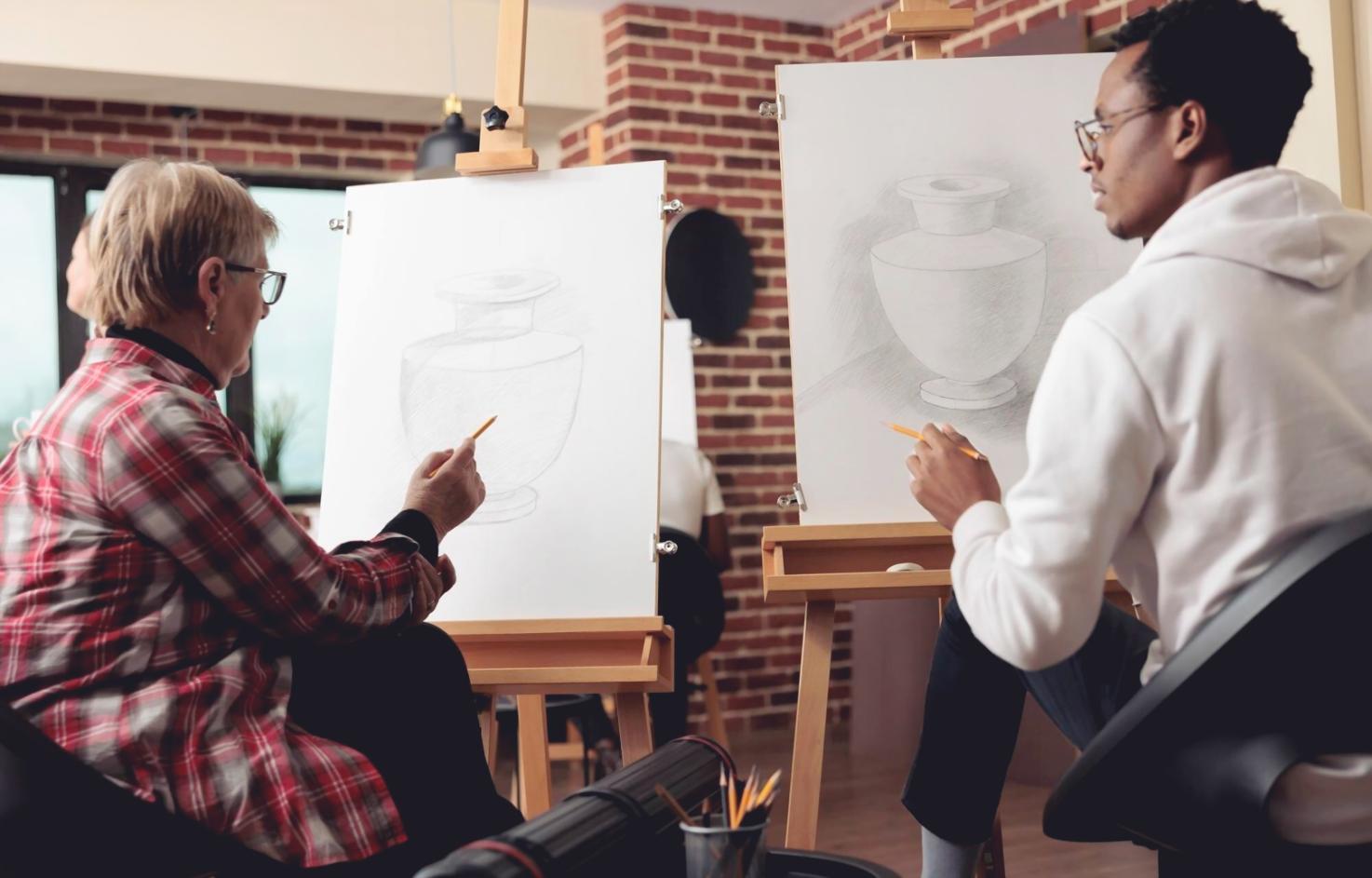 Session de formation en communication financière avec participants actifs